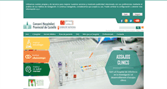 Desktop Screenshot of hospitalprovincial.es